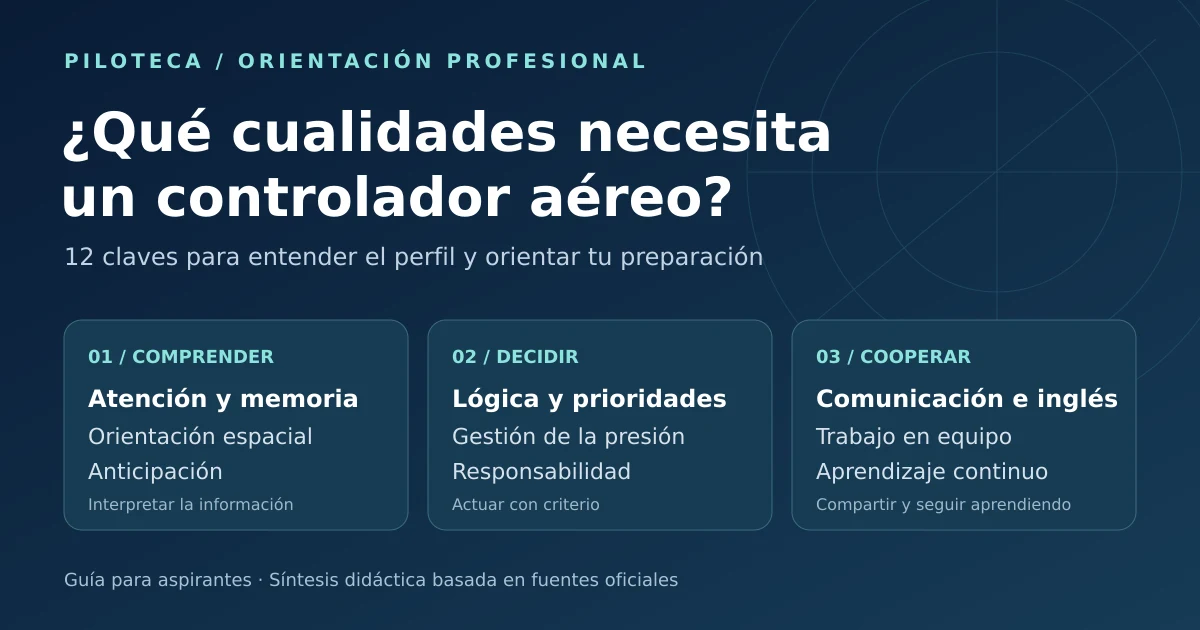 12 cualidades de un controlador aéreo: guía para opositores